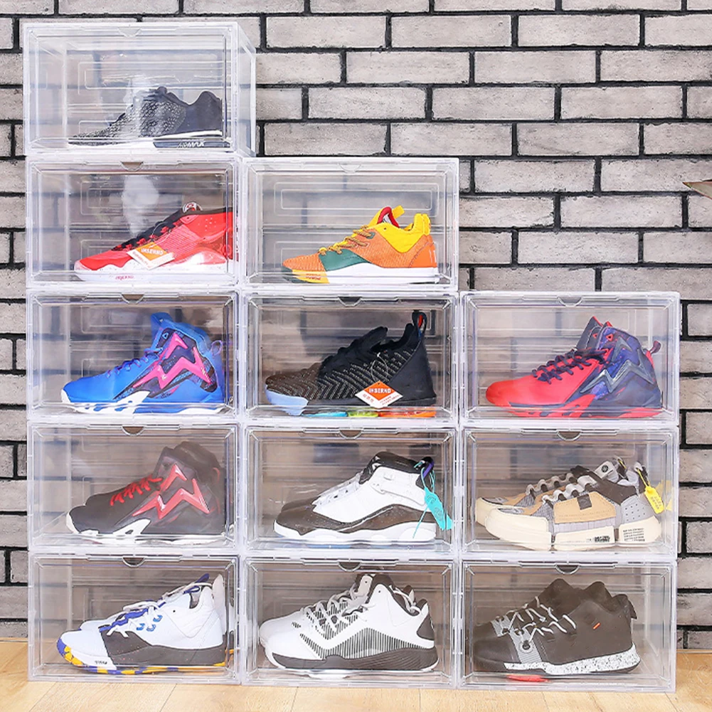 Transparent Shoe Box Storage Shoe Boxes Thickened Dustproof Shoes Organizer Box Can Be Superimposed Combination Shoe Cabinet
Transparent Shoe Box Storage Shoe Boxes Thickened Dustproof Shoes Organizer Box Can Be Superimposed Combination Shoe Cabinet