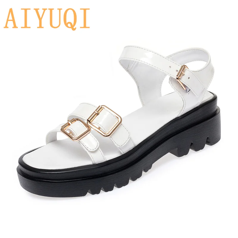 AIYUQI Women Sandals Summer New 2021 Non-slip Girls Sandals Buckle Rome Fashion Open Toe Women Sandals
AIYUQI Women Sandals Summer New 2021 Non-slip Girls Sandals Buckle Rome Fashion Open Toe Women Sandals