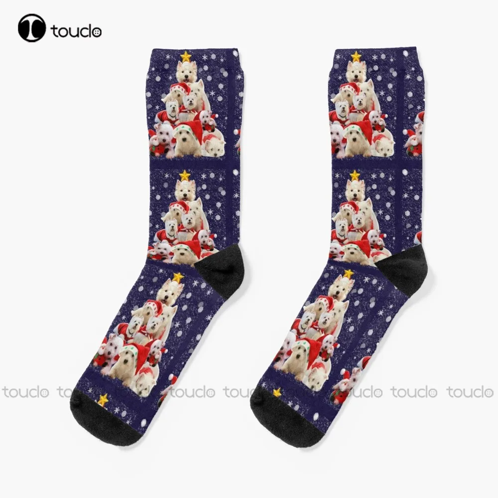 Westie Christmas Tree Dog Pajamas Socks Slipper Socks For Women Christmas New Year Thanksgiving Day Gift 360° Digital Print
Westie Christmas Tree Dog Pajamas Socks Slipper Socks For Women Christmas New Year Thanksgiving Day Gift 360° Digital Print