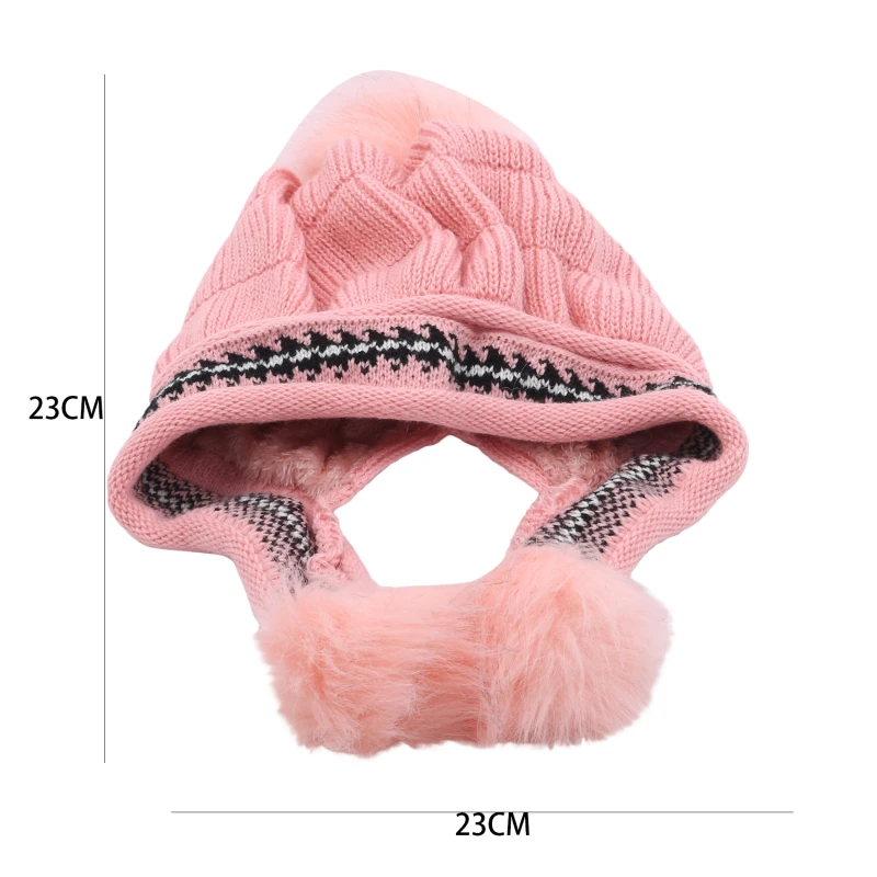 Girls Thicken Ski Snow Cap New Fashion Fur PomPoms Winter Women Beanie Hats Female Skullies Warm Gloves + Knit Hat Set
Girls Thicken Ski Snow Cap New Fashion Fur PomPoms Winter Women Beanie Hats Female Skullies Warm Gloves + Knit Hat Set