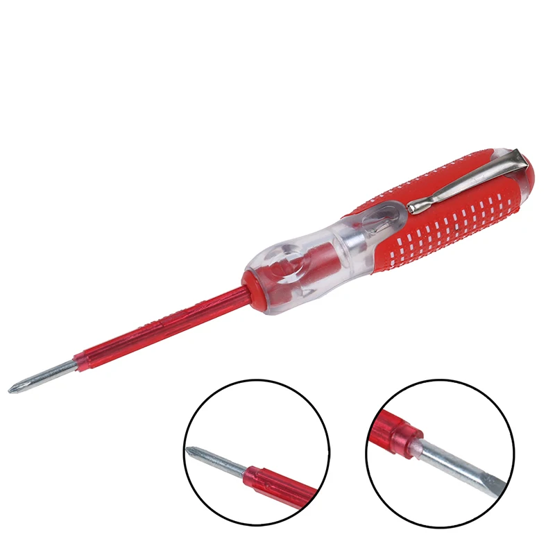 1pc 100-220V Voltage Indicator Cross & Slotted Screwdriver Electric Test Pen Tools
1pc 100-220V Voltage Indicator Cross & Slotted Screwdriver Electric Test Pen Tools