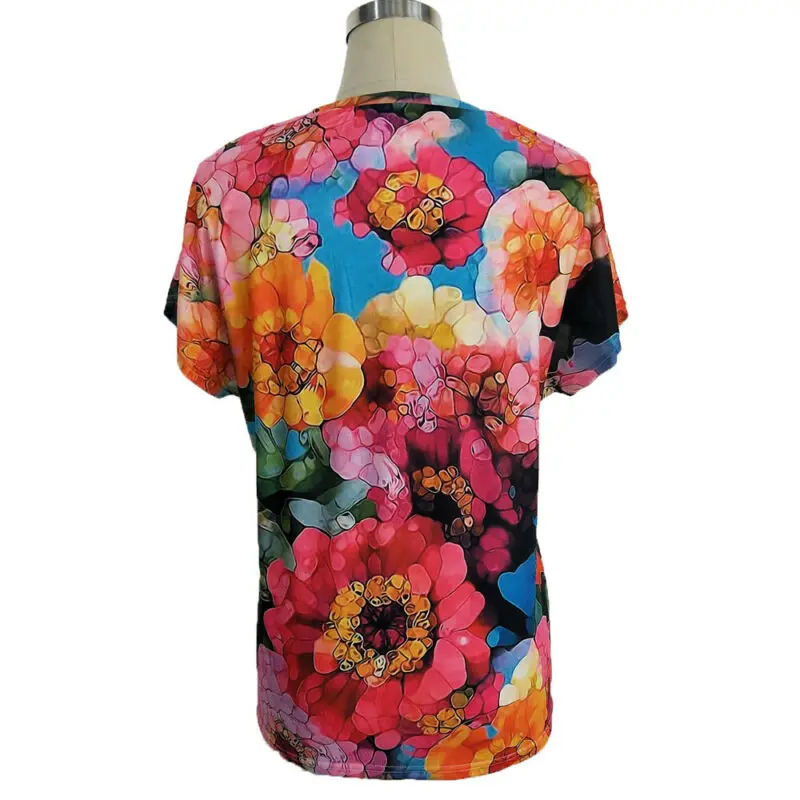 Floral t Shirt Women 2021 Short Sleeve Floral Print Top Vintage Ladies Casual Loose T-Shirt Summer Tees Women Clothing
Floral t Shirt Women 2021 Short Sleeve Floral Print Top Vintage Ladies Casual Loose T-Shirt Summer Tees Women Clothing