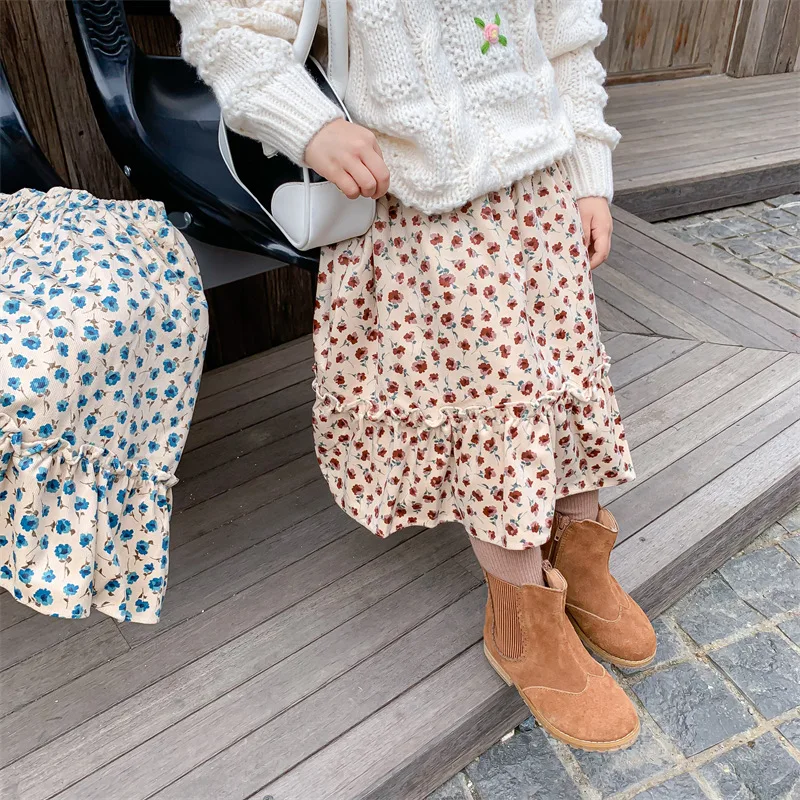 Autumn And Winter Small And Medium-Sized Children'S Floral Plus Velvet Skirt Girls Foreign Princess Skirt 2021
Autumn And Winter Small And Medium-Sized Children'S Floral Plus Velvet Skirt Girls Foreign Princess Skirt 2021