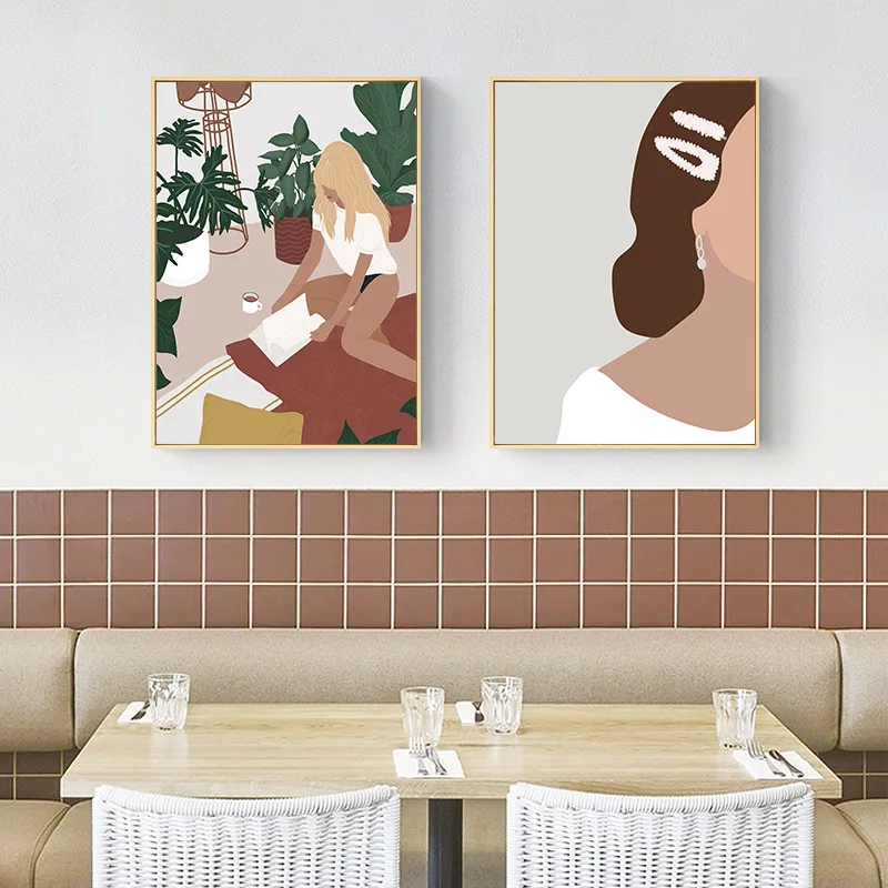 Canvas Painting Wall Pictures for Living Room Decor Abstract Fashion Girl Plant Fruit Leaf Nordic Posters and Prints Wall Art
Canvas Painting Wall Pictures for Living Room Decor Abstract Fashion Girl Plant Fruit Leaf Nordic Posters and Prints Wall Art