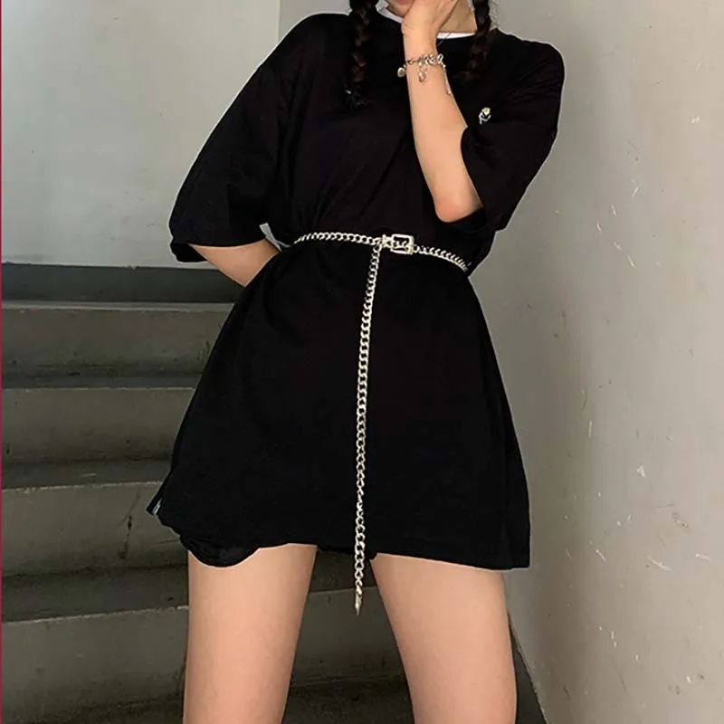 Punk Hip Hop Women Metal Belts Gold Silver Waist Strap Thick Chain For Jeans Trousers Casual Ladies Female Waistband
Punk Hip Hop Women Metal Belts Gold Silver Waist Strap Thick Chain For Jeans Trousers Casual Ladies Female Waistband