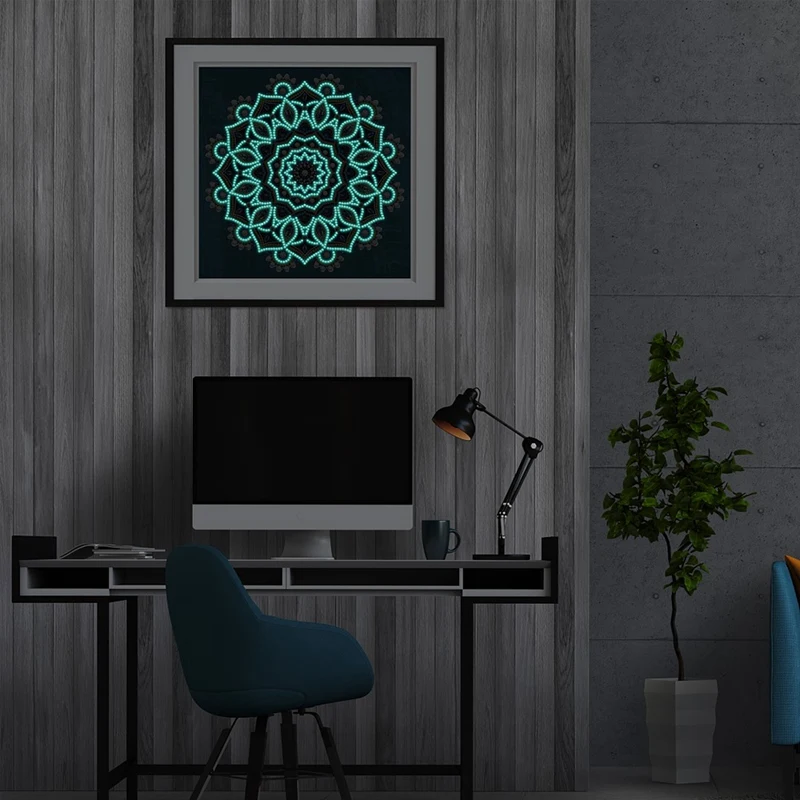 DIY LED Luminous Diamond Painting Animal Shaped Diamond Embroidered Cross Home Decoration Blue Exotic Flower
DIY LED Luminous Diamond Painting Animal Shaped Diamond Embroidered Cross Home Decoration Blue Exotic Flower