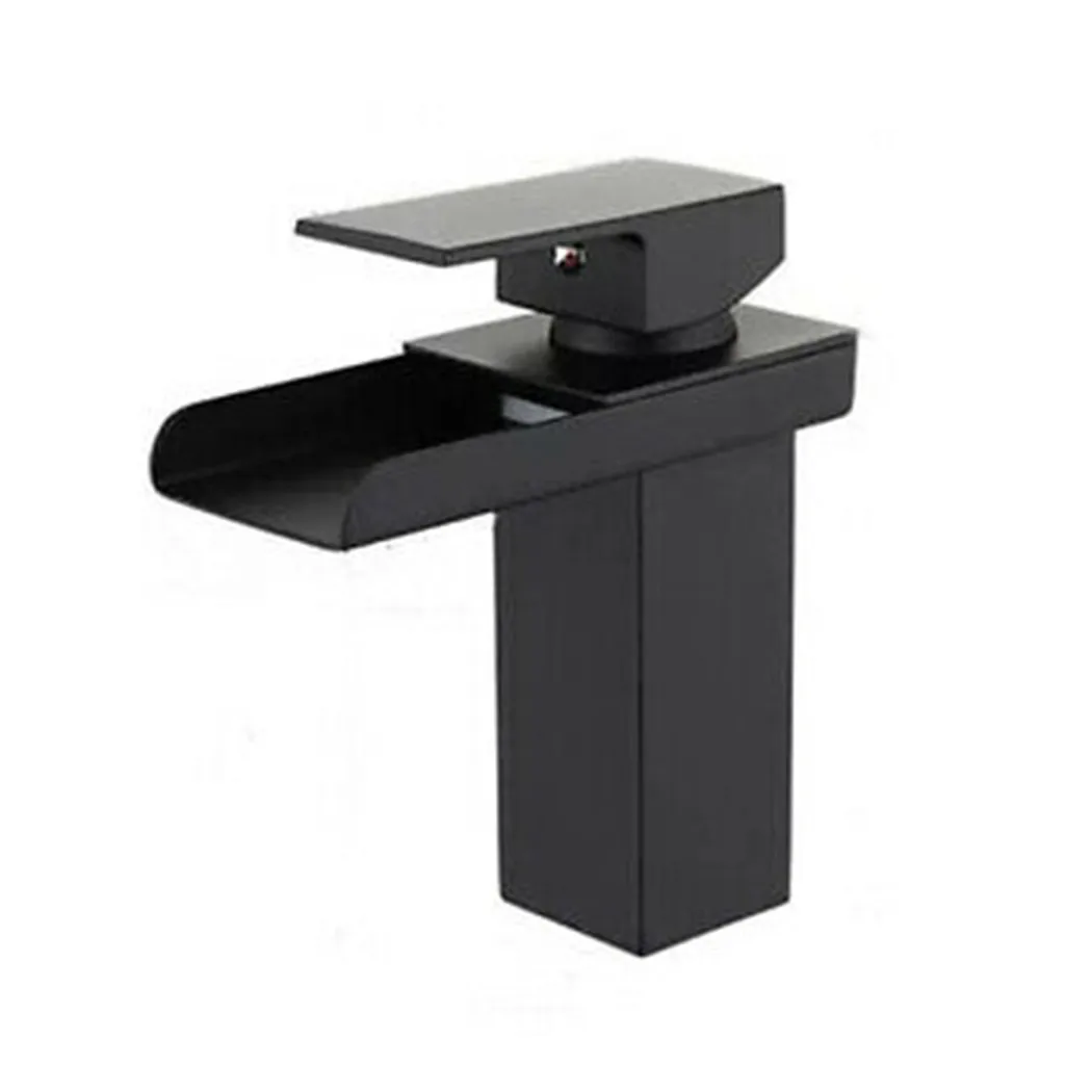 Sink Mixer Tap Black Paint Waterfall Faucet Stainless Steel Platform Basin Washbasin Toilet Bathroom Cabinet Single Hole Faucet
Sink Mixer Tap Black Paint Waterfall Faucet Stainless Steel Platform Basin Washbasin Toilet Bathroom Cabinet Single Hole Faucet