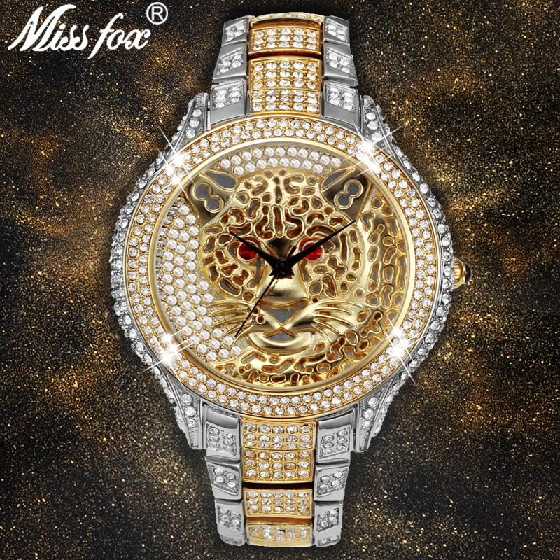 Missfox men's watch Tiger Choque Casual Genuine Gold Silver watch men Quartz Contracted clock For Men Waterproof Watch Gift Box
Missfox men's watch Tiger Choque Casual Genuine Gold Silver watch men Quartz Contracted clock For Men Waterproof Watch Gift Box