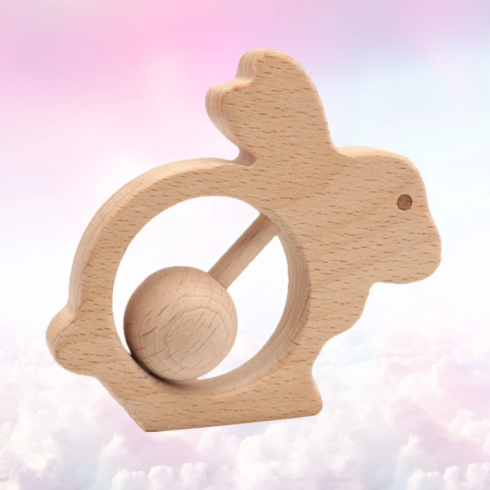 1PC Rabbit Teether Wooden Rabbit Teether Simulated Rabbit Rattle Funny Baby Molar Rattle for Toddler Kids Playin
1PC Rabbit Teether Wooden Rabbit Teether Simulated Rabbit Rattle Funny Baby Molar Rattle for Toddler Kids Playin