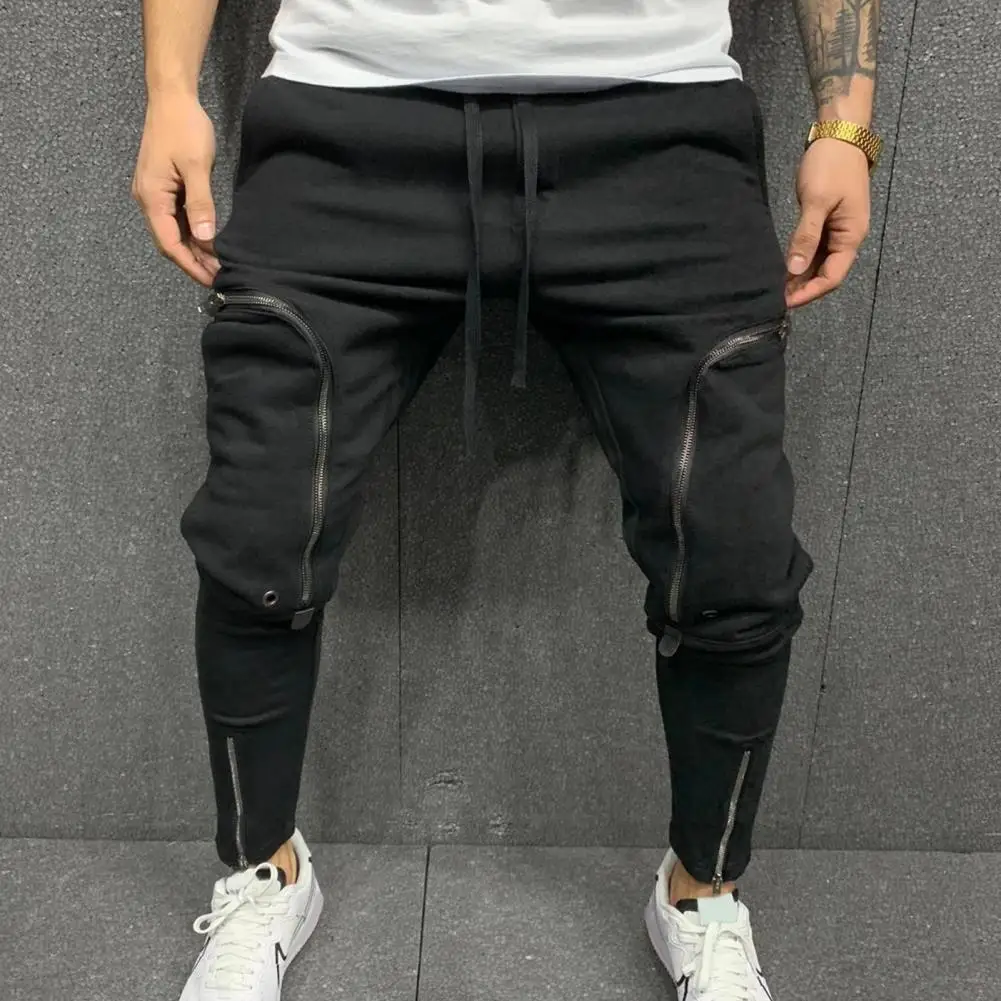 Men Multi Zippers Casual Slim Pants Solid Color Drawstring Casual Multi Zippers Pockets Trousers Streetwear for Daily Wear
Men Multi Zippers Casual Slim Pants Solid Color Drawstring Casual Multi Zippers Pockets Trousers Streetwear for Daily Wear