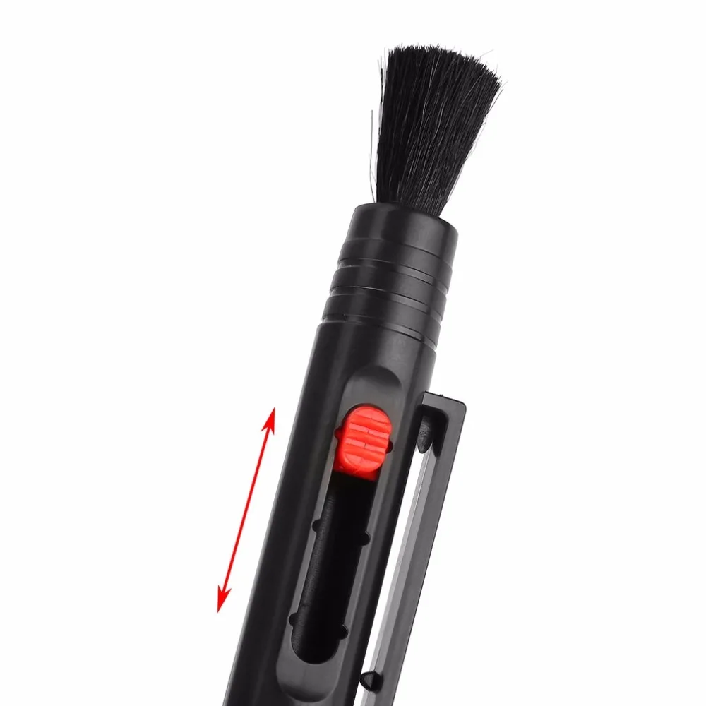 2pcs 3 in 1 Kit Lens Cleaner Pen Dust Cleaner For DSLR VCR DC Camera Lenses Filters Cleaning Retractable Brush
2pcs 3 in 1 Kit Lens Cleaner Pen Dust Cleaner For DSLR VCR DC Camera Lenses Filters Cleaning Retractable Brush