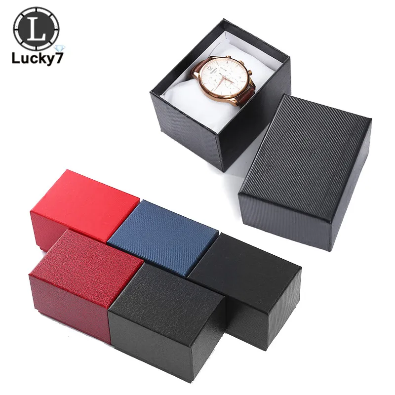 Оптовая продажа 5 цветов коробка для наручных часов из искусственной кожи