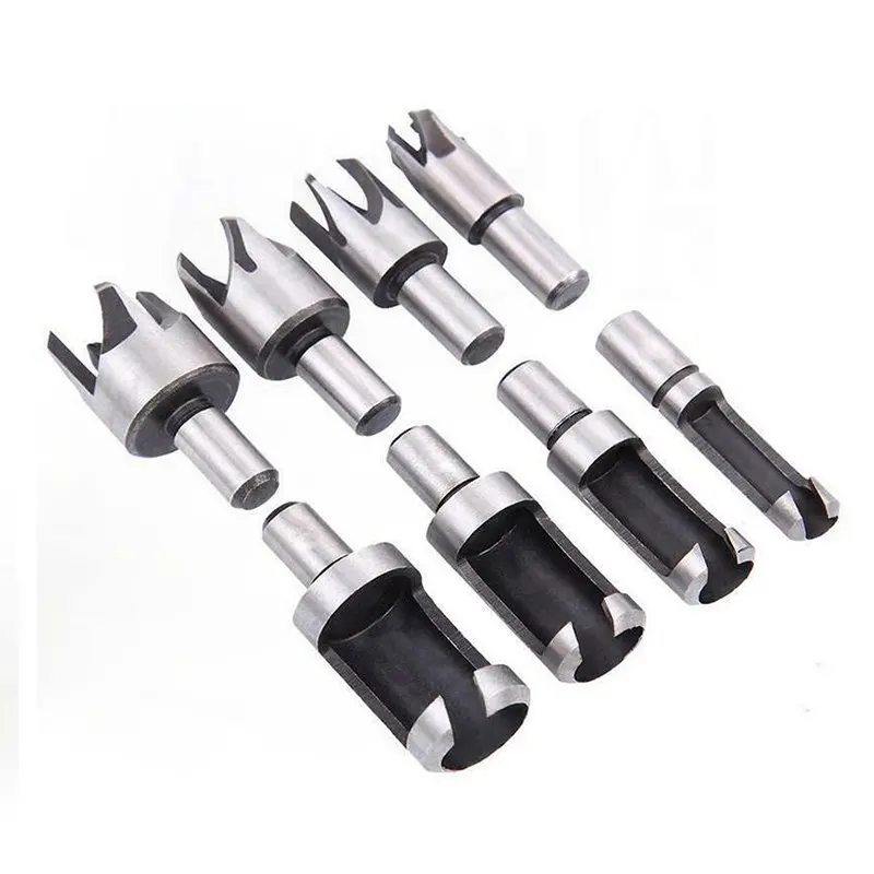 8Pcs/set High Carbon Steel Shank Barrel Cork Drill Bit Plug Cutter Bored Hole Tenon Drills Hole Saw Arbors Woodwork Tools
8Pcs/set High Carbon Steel Shank Barrel Cork Drill Bit Plug Cutter Bored Hole Tenon Drills Hole Saw Arbors Woodwork Tools