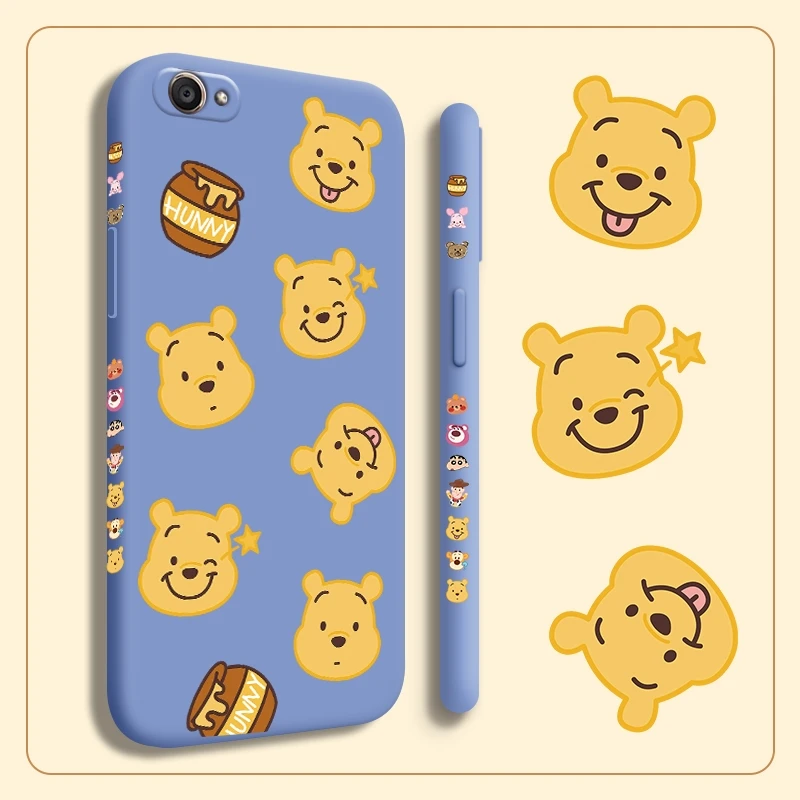 

For vivo Y55 Y55s Y55L Y55A Y66 Y65 y31 y51a casing with Cartoon comic pattern Back Cover silica gel case