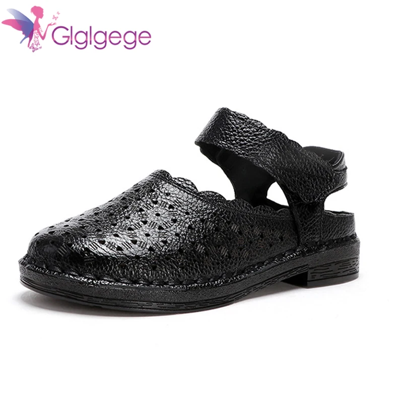 Glglgege Retro Ladies Sandals Women Shoes Hook & Loop Genuine Leather Hand-painted 2020 New Spring Summer Sewing Casual Sandals
Glglgege Retro Ladies Sandals Women Shoes Hook & Loop Genuine Leather Hand-painted 2020 New Spring Summer Sewing Casual Sandals