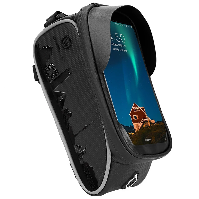 Waterproof Bicycle Frame Bag Tpu Touch Screen Phone Holder for MTB Road Bike Saddle Bag Reflective Cycling Basket at Night
Waterproof Bicycle Frame Bag Tpu Touch Screen Phone Holder for MTB Road Bike Saddle Bag Reflective Cycling Basket at Night