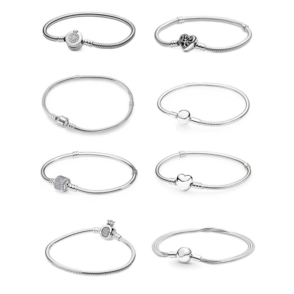 High Quality S925 Sterling Silver Snake Chain Exquisite Bracelet Suitable for Ladies European Charm Bracelet DIY Jewelry Gift
High Quality S925 Sterling Silver Snake Chain Exquisite Bracelet Suitable for Ladies European Charm Bracelet DIY Jewelry Gift