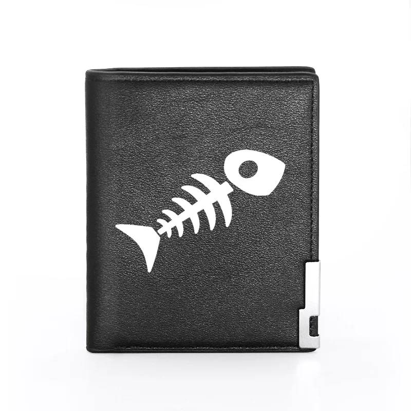 New Arrival Fish Bone Design Printing Leather Wallet Men Women Money Clip Bifold Credit Card Holder Short Purse Male
New Arrival Fish Bone Design Printing Leather Wallet Men Women Money Clip Bifold Credit Card Holder Short Purse Male