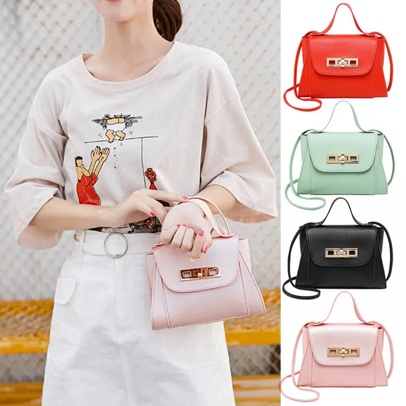 Women Small Phone Bag PU Leather Purse Hanbag Lock Catch Shoulder Crossbody Bag New 
Women Small Phone Bag PU Leather Purse Hanbag Lock Catch Shoulder Crossbody Bag New