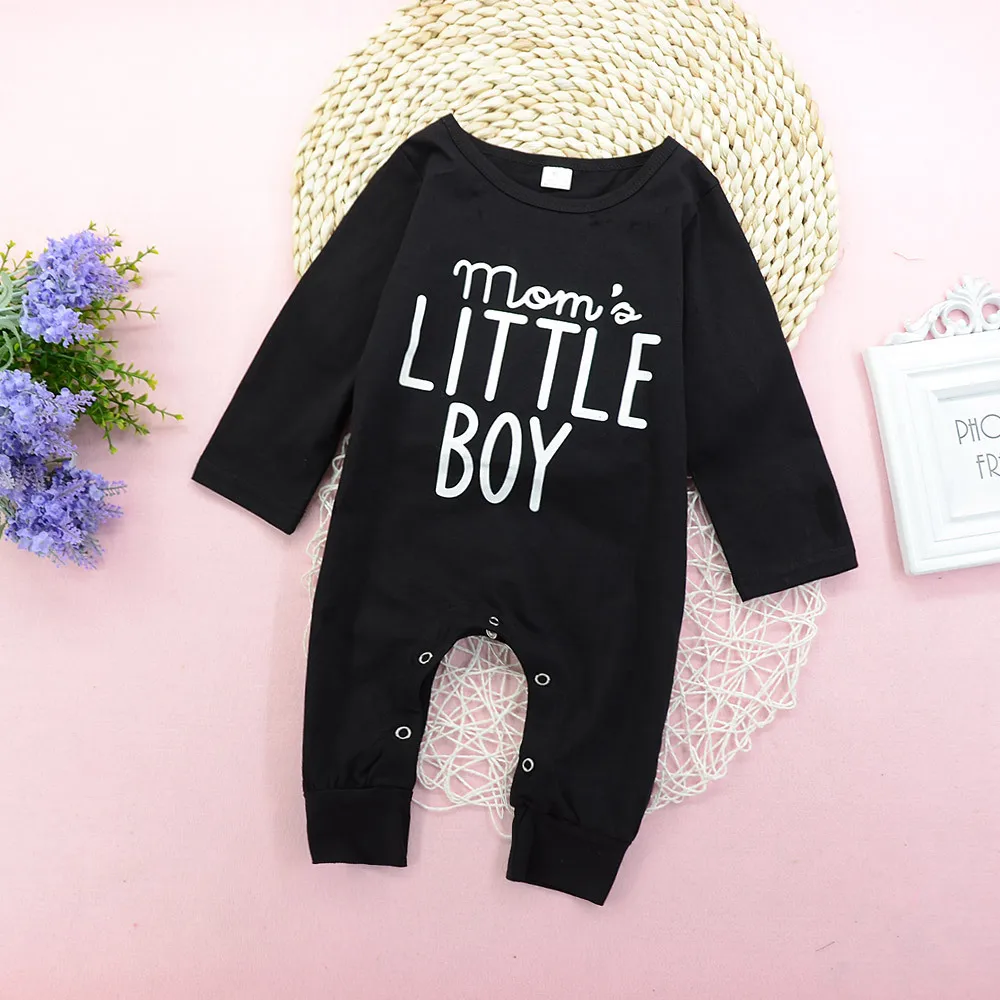 Spring Autumn Toddler Newborn Baby Boy Knitted Long Sleeve Letter Printed Romper Cotton Jumpsuit Comfy Clothes
Spring Autumn Toddler Newborn Baby Boy Knitted Long Sleeve Letter Printed Romper Cotton Jumpsuit Comfy Clothes