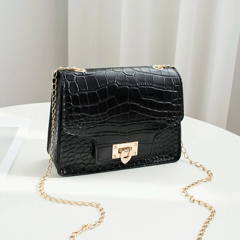 2021 New Fashion Women's Mobile Phone Bag Classic Crocodile Pattern Shoulder Messenger Bag PU Leather Chain Strap Bag Handbags 
2021 New Fashion Women's Mobile Phone Bag Classic Crocodile Pattern Shoulder Messenger Bag PU Leather Chain Strap Bag Handbags