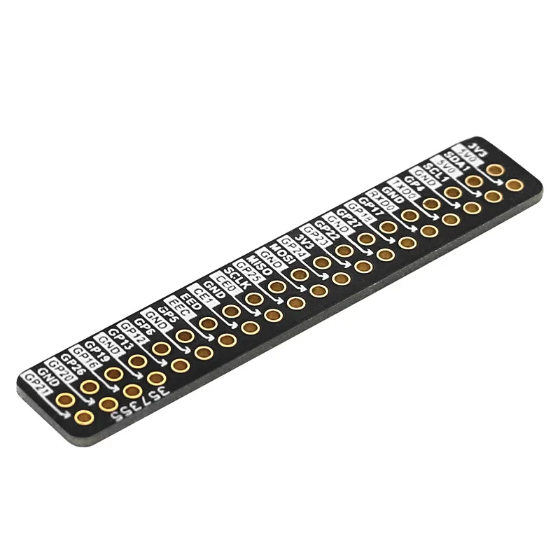 

External Dupont Line Breadboard PCB Distinguishable GPIO Pin Reference Board for Raspberry Pi 2 Model B / B+
