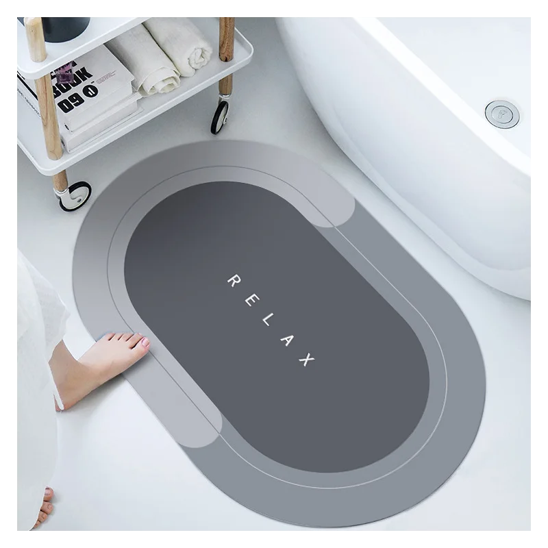 Super Absorbent Relax Diatomite Bath Mat Quick Drying Bathroom Rug Non-slip Doormat Nappa Skin Floor Mats Toilet Carpet
Super Absorbent Relax Diatomite Bath Mat Quick Drying Bathroom Rug Non-slip Doormat Nappa Skin Floor Mats Toilet Carpet