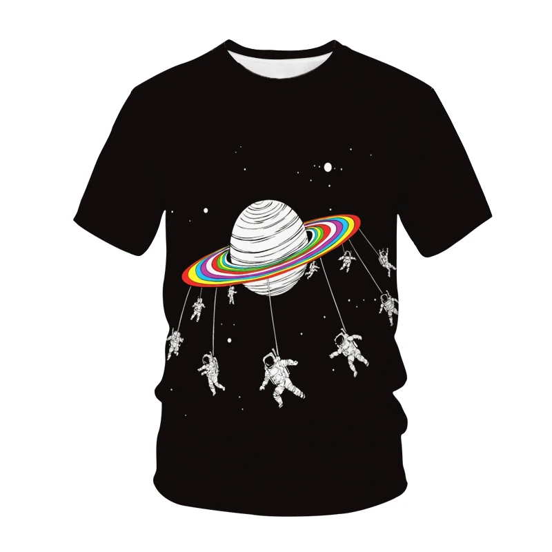 Astronaut Planet 3D printing streetwear retro T-shirt fashion casual style men's fashion short-sleeved men's T-shirt summer
Astronaut Planet 3D printing streetwear retro T-shirt fashion casual style men's fashion short-sleeved men's T-shirt summer