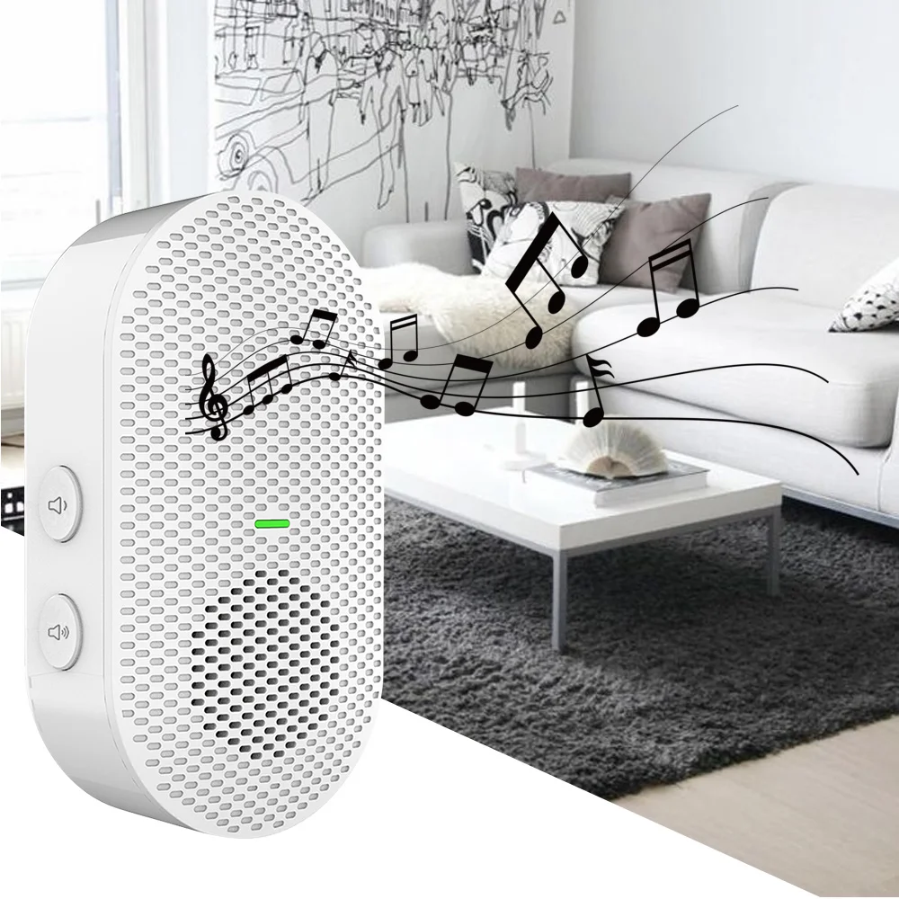 Wireless Doorbell Receiver Doorbell Indoor Chime Ding Dong For EKEN V7 V6 V5 With 38Tune Songs