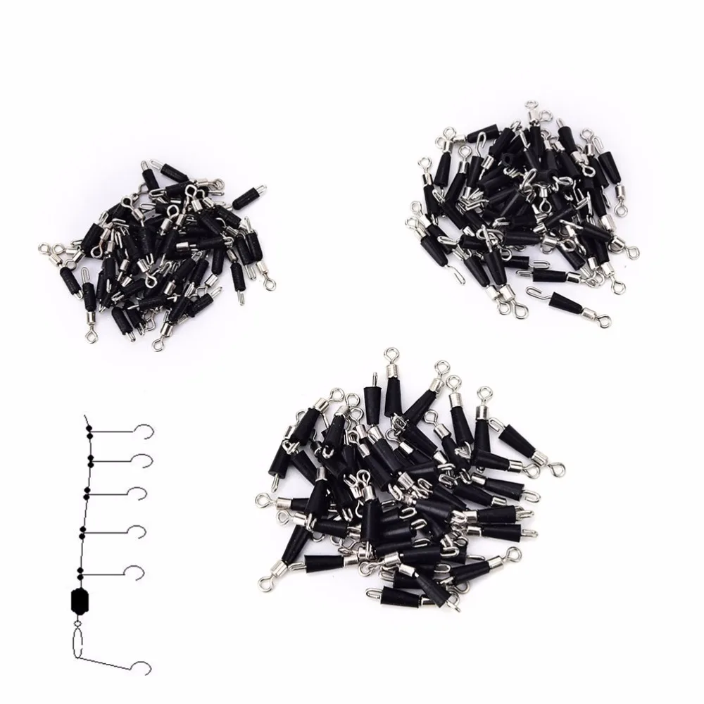 50Pcs/Pack Ball Bearing Swivel Solid Rings Fishing Connector Quick Fast Link Connector Ocean Boat Fishing Hooks
50Pcs/Pack Ball Bearing Swivel Solid Rings Fishing Connector Quick Fast Link Connector Ocean Boat Fishing Hooks