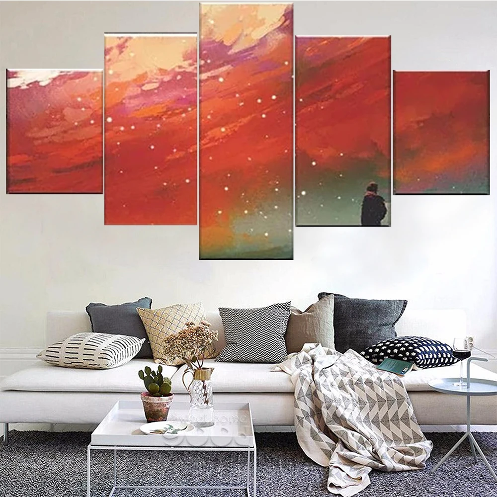 5 Pieces Wall Art Canvas Painting Starry Gaze Abstract Modern Living Room Bedroom Home Decoration Pictures Free Shipping
5 Pieces Wall Art Canvas Painting Starry Gaze Abstract Modern Living Room Bedroom Home Decoration Pictures Free Shipping