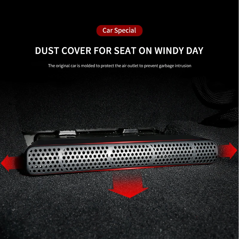 2pcs Car Under Seat Air Outlet Cover Shell Anti Dust Anti Blocking Car Accessories for 2018-2021 C E Class GLC GLA
2pcs Car Under Seat Air Outlet Cover Shell Anti Dust Anti Blocking Car Accessories for 2018-2021 C E Class GLC GLA