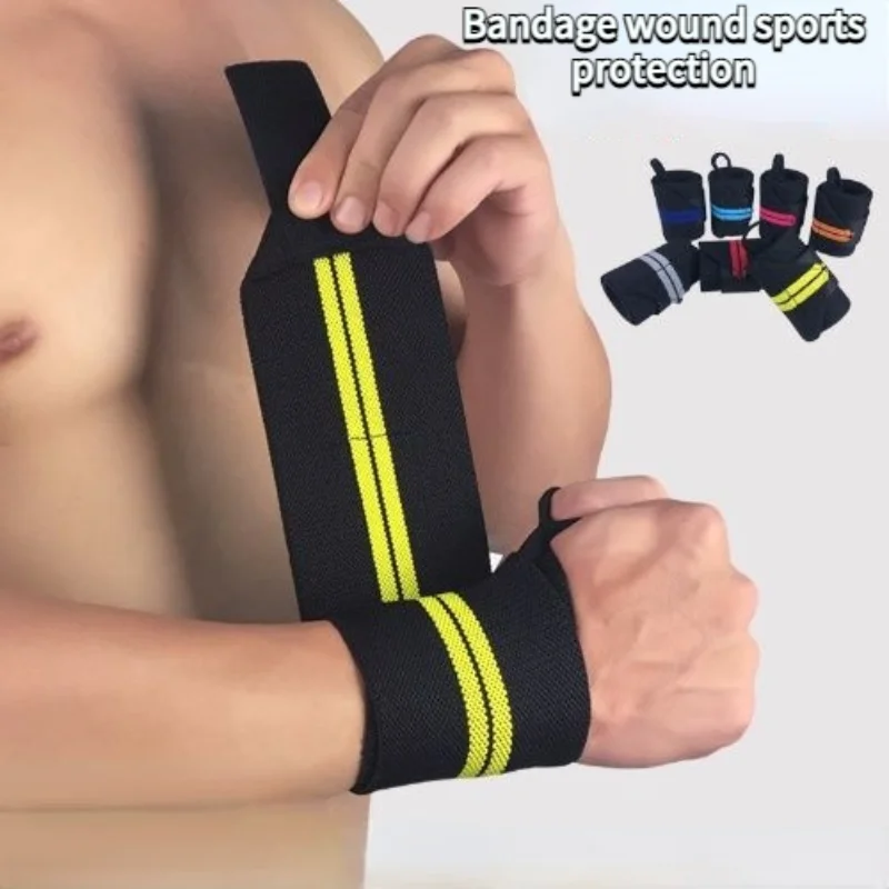 Wristband men and women weightlifting fitness warm wristband elastic breathable wristband bandage strength training support band
Wristband men and women weightlifting fitness warm wristband elastic breathable wristband bandage strength training support band