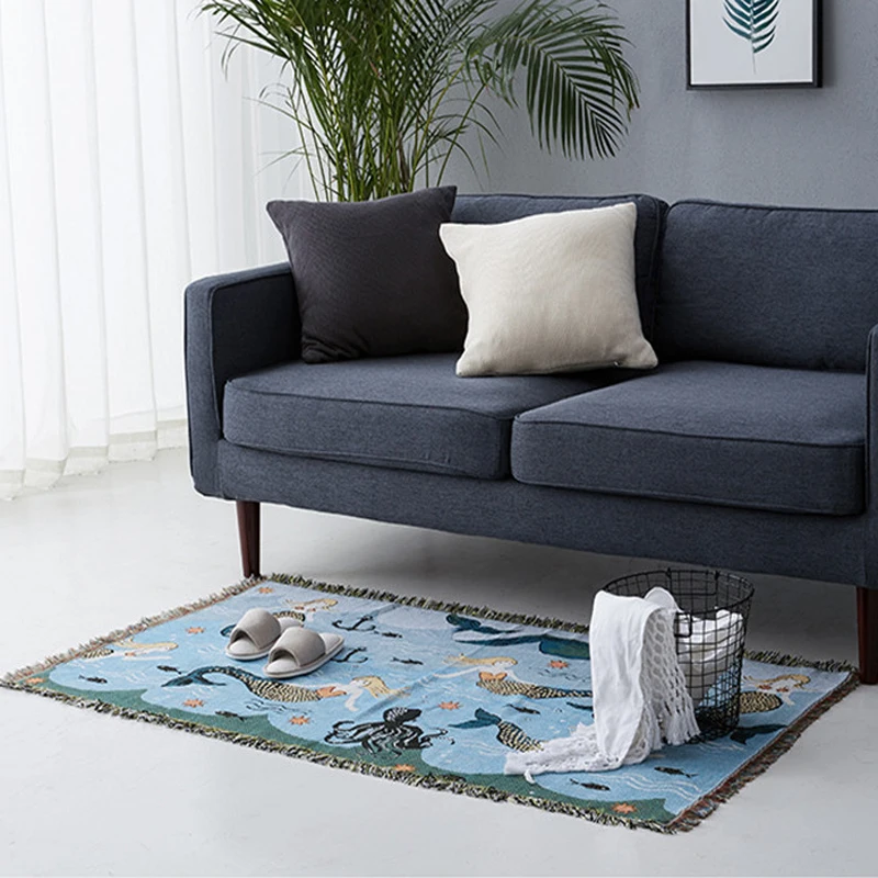 Nordic Throw Blanket Multifunction Ocean Mermaid Decorative Slipcover Cobertor Sofa Bed Non-slip Stitching Soft Sheet Blankets
Nordic Throw Blanket Multifunction Ocean Mermaid Decorative Slipcover Cobertor Sofa Bed Non-slip Stitching Soft Sheet Blankets