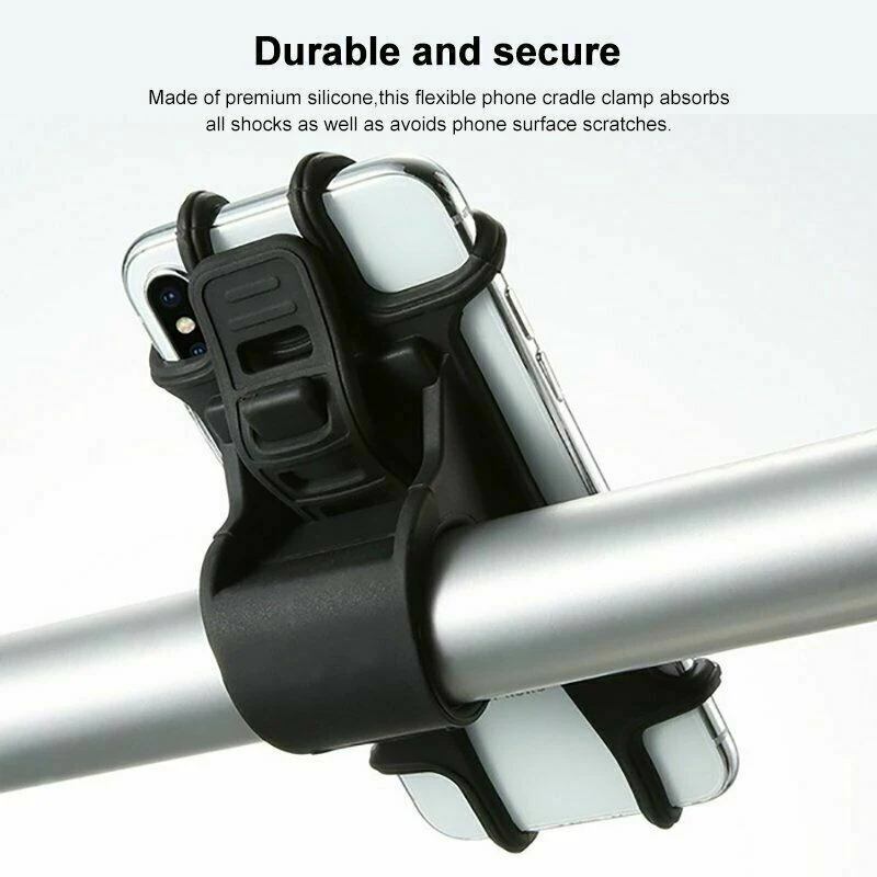 New Bike Bicycle Holder Anti Slide Handle Silicone Bicycle Phone Stand Support For 4 - 6 inch Mobile Phone Motorcycle Bike
New Bike Bicycle Holder Anti Slide Handle Silicone Bicycle Phone Stand Support For 4 - 6 inch Mobile Phone Motorcycle Bike