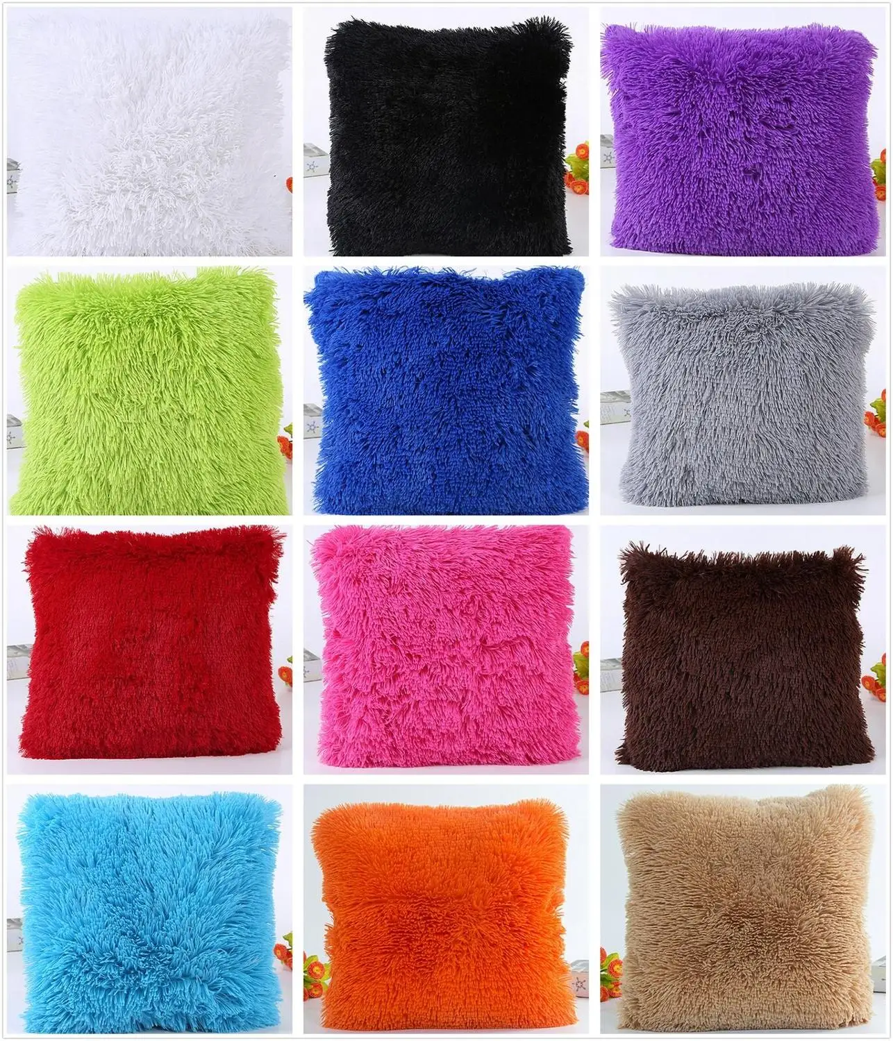 43*43cm Soft Fur Plush Furry Cushion Cover New Pillow Case Decorative Throw Home Bed Room Sofa Decor Car Decoration Pillowcase
43*43cm Soft Fur Plush Furry Cushion Cover New Pillow Case Decorative Throw Home Bed Room Sofa Decor Car Decoration Pillowcase