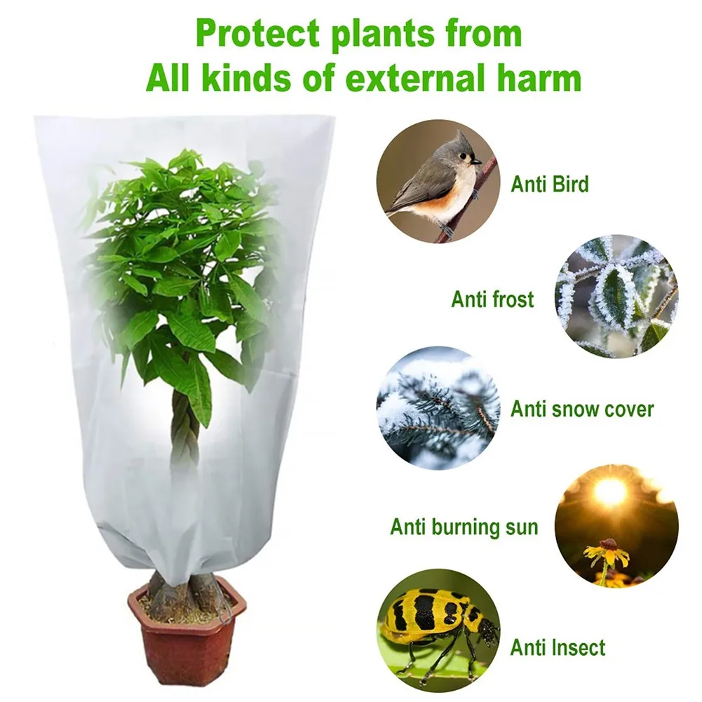 2pcs 80x100cm Winter Plant Fleece Frost Protection Covers Garden Greehouse Nursery Anti-Freeze Insect Proof Warm Covers
2pcs 80x100cm Winter Plant Fleece Frost Protection Covers Garden Greehouse Nursery Anti-Freeze Insect Proof Warm Covers