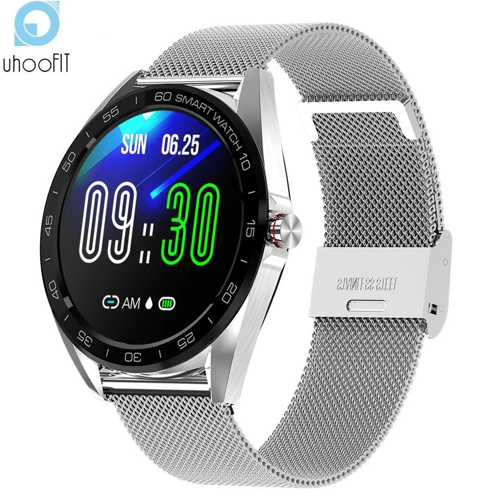 UHOOFIT мужские спортивные K7 Смарт-часы watchIP68 водонепроницаемые пульсометр кровяное