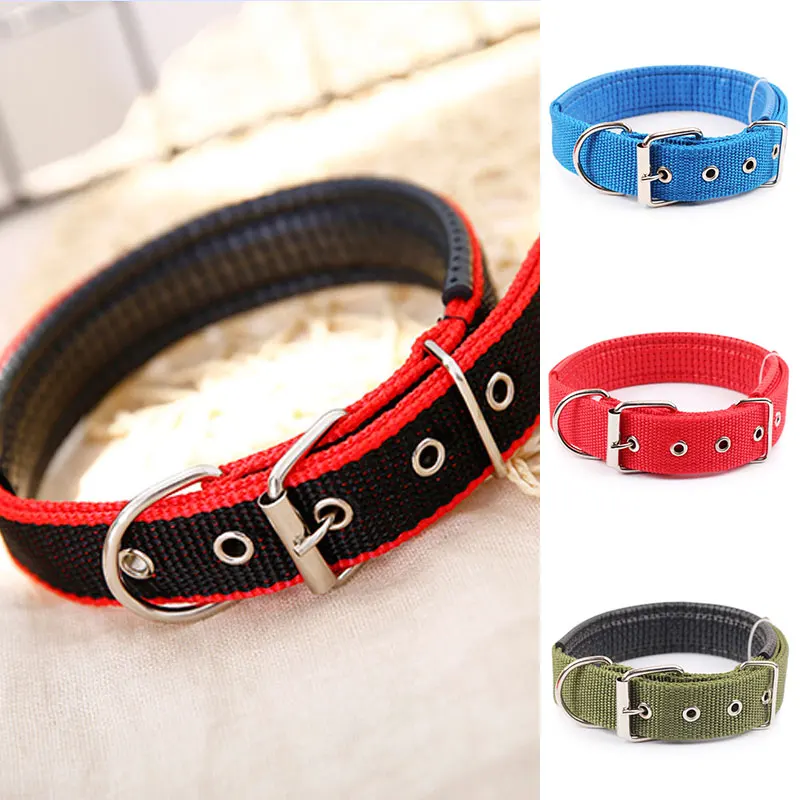 Dog Collar Nylon Webbing Pet Neck Strap Adjustable Belt For Small Medium Large Dogs Puppy Teddy Keji Pitbull Bulldog Pets Supply
Dog Collar Nylon Webbing Pet Neck Strap Adjustable Belt For Small Medium Large Dogs Puppy Teddy Keji Pitbull Bulldog Pets Supply