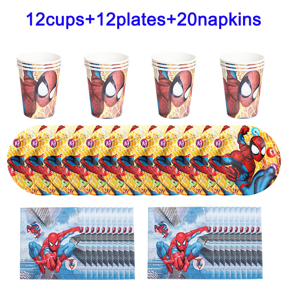 Spiderman Theme Birthday Disposable Set Party Supplies Paper Plate Cup Spoon Decorations Boys Baby Shower 44/36Pcs Kids Like
Spiderman Theme Birthday Disposable Set Party Supplies Paper Plate Cup Spoon Decorations Boys Baby Shower 44/36Pcs Kids Like