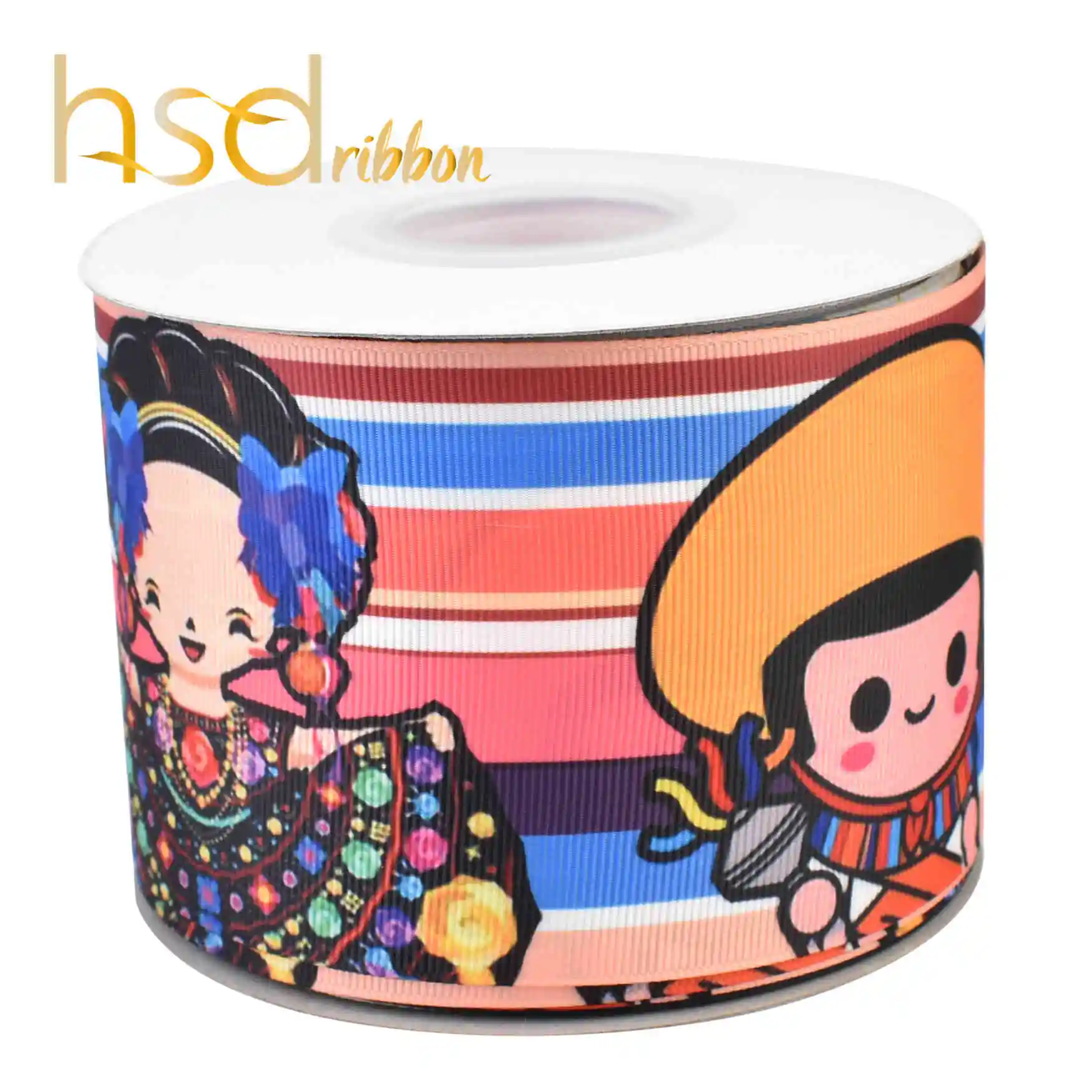 HSDRibbon 16MM 22MM 38MM 75MM Custom printed hsd-design Mexico HT Grosgrain Ribbon 50Yards/Roll
HSDRibbon 16MM 22MM 38MM 75MM Custom printed hsd-design Mexico HT Grosgrain Ribbon 50Yards/Roll