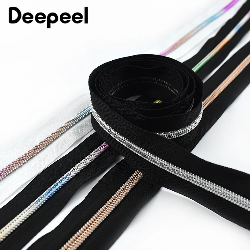 4Meters 3# 5# Colorful Tooth Coil Zipper Nylon Zippers for Clothes Home Textile Bags Zip Replacement Kit DIY Sewing Accessories
4Meters 3# 5# Colorful Tooth Coil Zipper Nylon Zippers for Clothes Home Textile Bags Zip Replacement Kit DIY Sewing Accessories