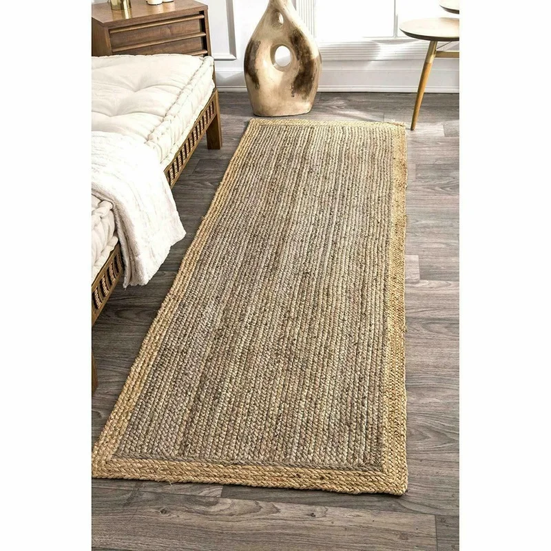 Jute Rug Runner Braided Style Rug Reversible Rustic Look Handmade Natural Rugs Bed Room Furniture
Jute Rug Runner Braided Style Rug Reversible Rustic Look Handmade Natural Rugs Bed Room Furniture