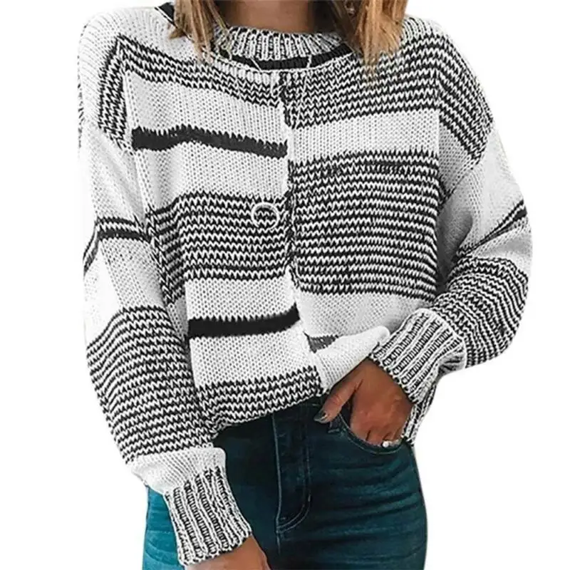 Women Autumn Long Sleeve Sweater Knitted Casual Ladies Jumper Warm Pullover Tops
Women Autumn Long Sleeve Sweater Knitted Casual Ladies Jumper Warm Pullover Tops
