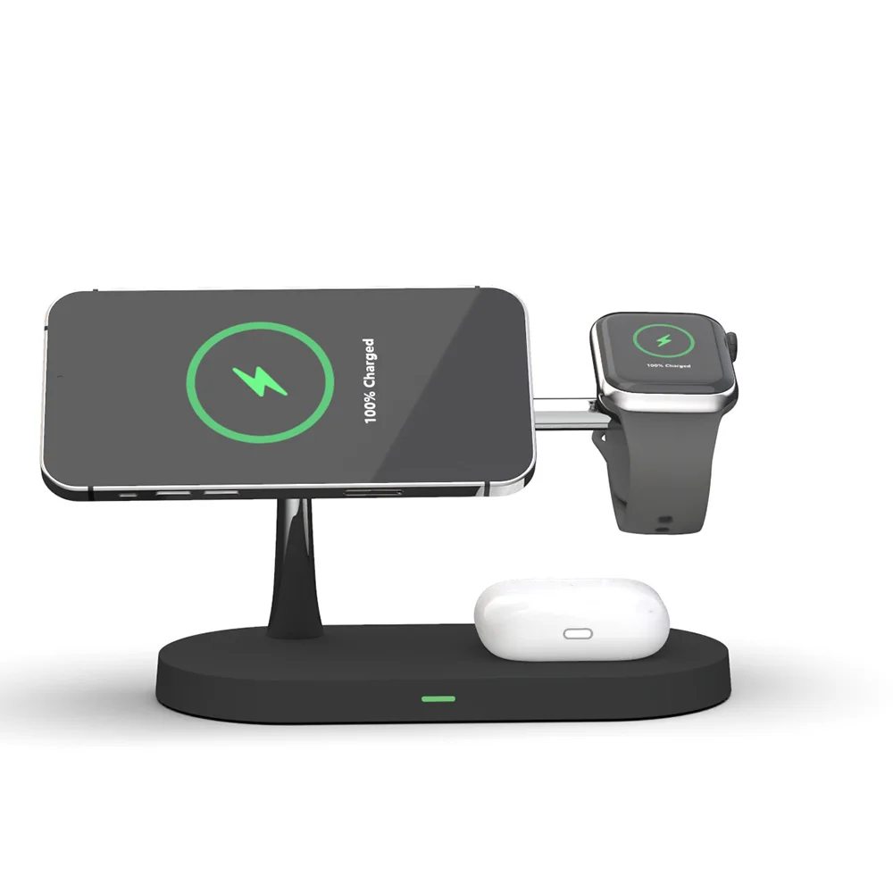 15W Wireless Charger Stand 5 In 1 Magnet Fast Charging Smart Dock Station For Iphone iWatch Airpods Earphone Huawei Sumsung
15W Wireless Charger Stand 5 In 1 Magnet Fast Charging Smart Dock Station For Iphone iWatch Airpods Earphone Huawei Sumsung
