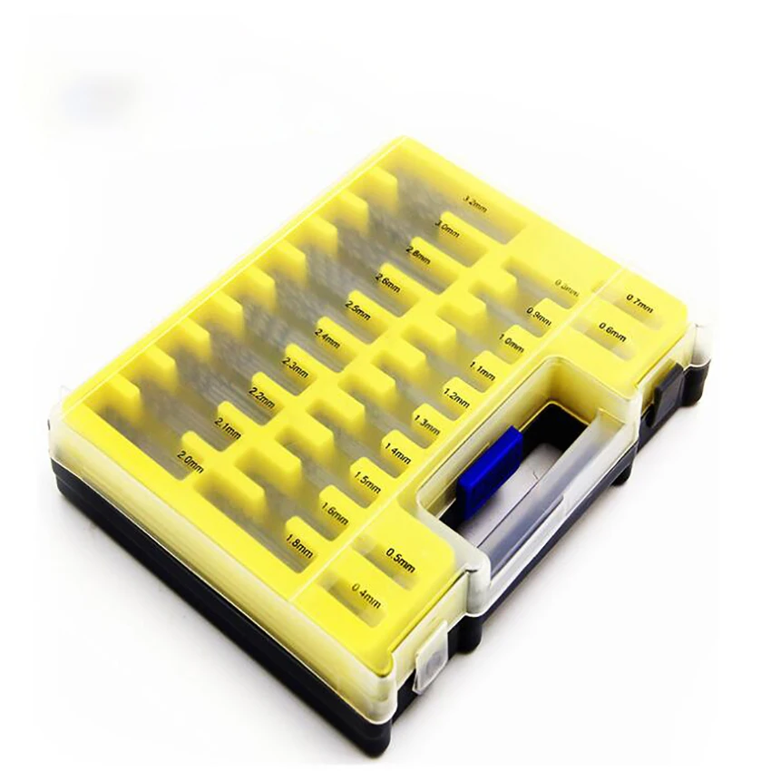 150Pcs/Set 0.4-3.2mm HSS Mini Twist Drill Bit Kit Precision Micro Twist Drill For Crafts Jewelry Drill Bit Set For Power Tools
150Pcs/Set 0.4-3.2mm HSS Mini Twist Drill Bit Kit Precision Micro Twist Drill For Crafts Jewelry Drill Bit Set For Power Tools