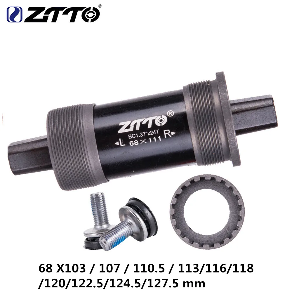 

Bicycle square hole bottom bracket 68 X103/107/110.5 /113/116/118/120/ 122.5 /124.5/127.5 mm axis