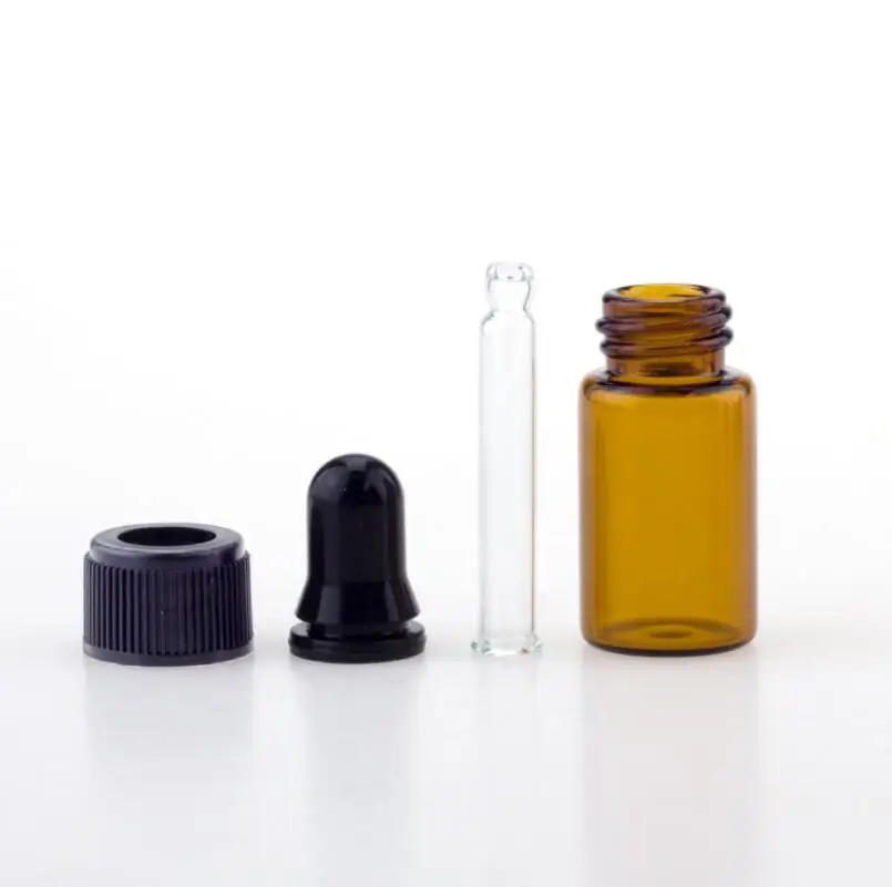 Free shipping 2 3 5 ML Mini Amber Glass Essential Oil Dropper Bottles Refillable Empty Cosmetic Liquid Lotion Sample Container
Free shipping 2 3 5 ML Mini Amber Glass Essential Oil Dropper Bottles Refillable Empty Cosmetic Liquid Lotion Sample Container