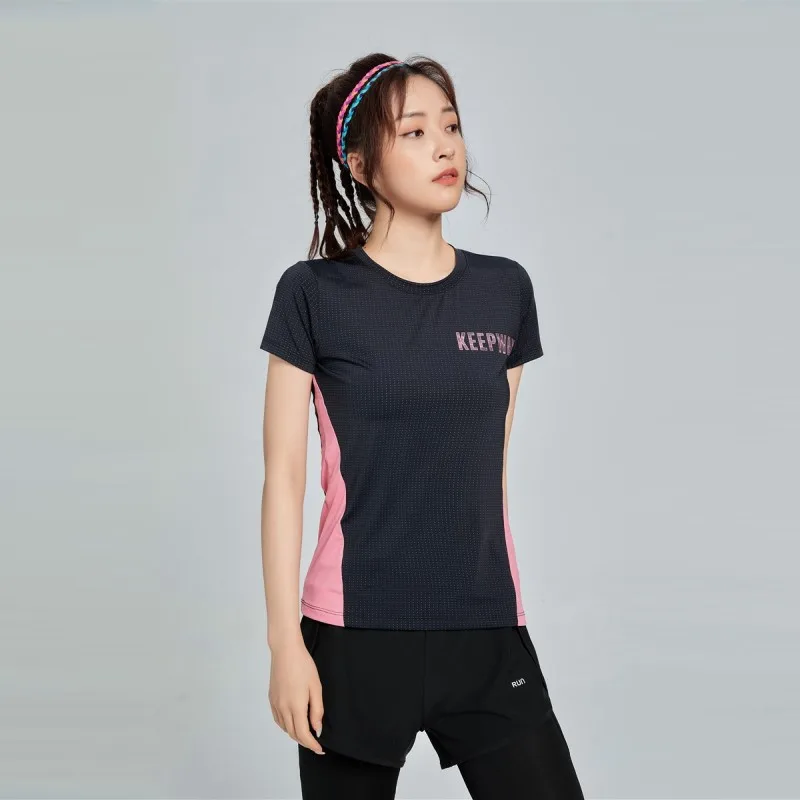 HOWE AO Fitness Women's Shirts Quick Drying T Shirt Elastic Yoga Sport Gym Running Tops Short Sleeve Tees Blouses Jersey
HOWE AO Fitness Women's Shirts Quick Drying T Shirt Elastic Yoga Sport Gym Running Tops Short Sleeve Tees Blouses Jersey