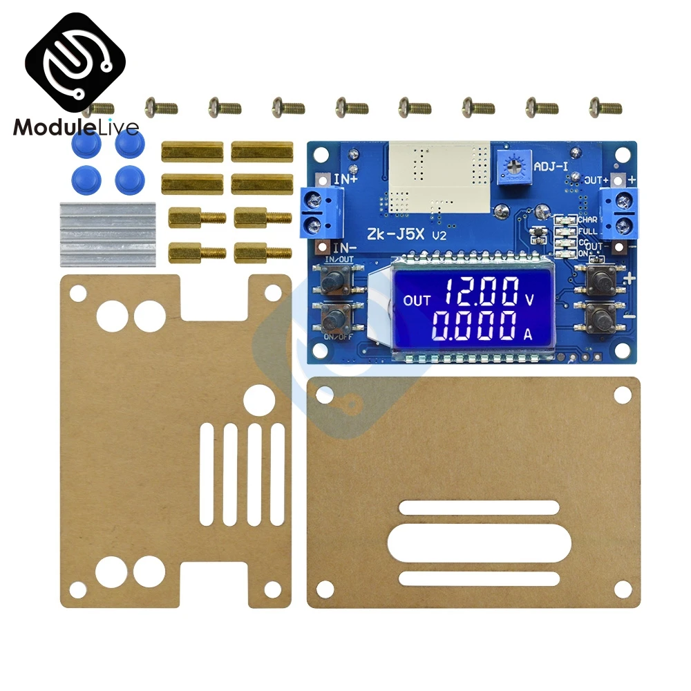 DC 6.5-36V to 1.2-32V 5A 75W CC CV Step Down Buck Converter Power Supply Module Voltage Regulator Transformer Case Heatsink Diy
DC 6.5-36V to 1.2-32V 5A 75W CC CV Step Down Buck Converter Power Supply Module Voltage Regulator Transformer Case Heatsink Diy